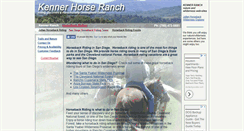 Desktop Screenshot of horsebackridinginsandiego.com